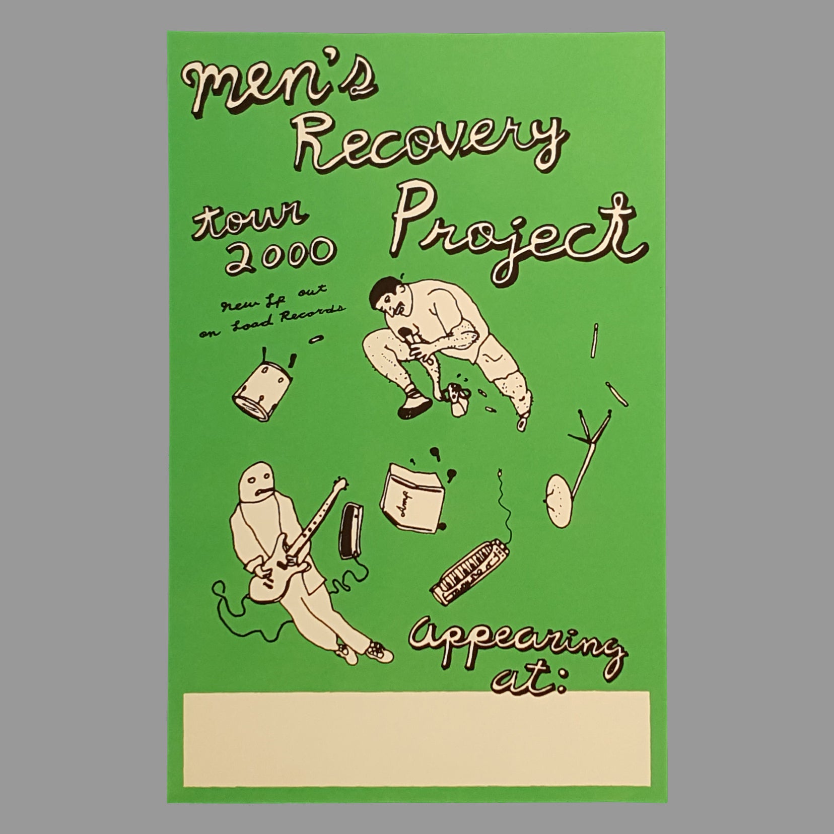 Men's Recovery Project 2000 Tour Poster - Monoroid