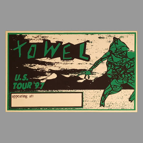Towel Tour Poster - Monoroid
